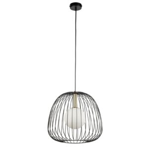 Lampa Wisząca Sigma Bell M Czarny/Złoty x1