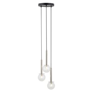 Lampa Wisząca Sigma Daisy Srebrny/Transparentny x3