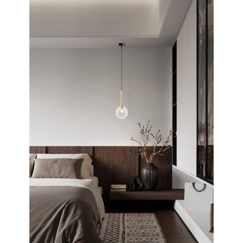 Lampa Wisząca Sigma Daisy Złoty/Transparentny x1