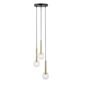 Lampa Wisząca Sigma Daisy Złoty/Transparentny x3