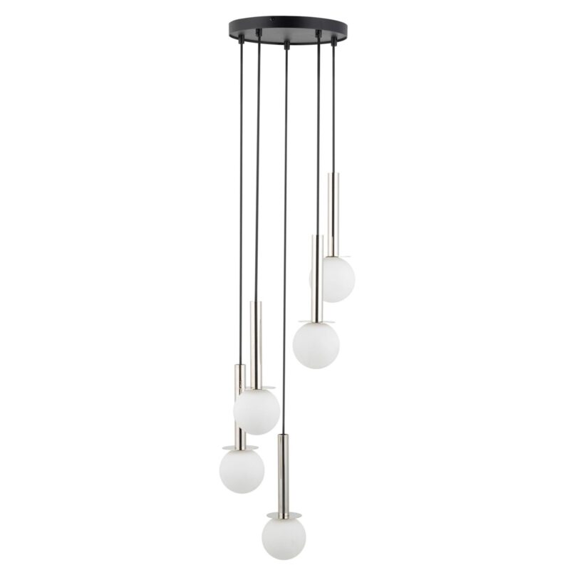 Lampa Wisząca Sigma Daisy Srebrny/Biały x5