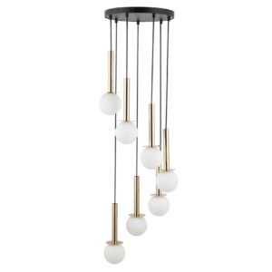 Lampa Wisząca Sigma Daisy Złoty/Biały x7