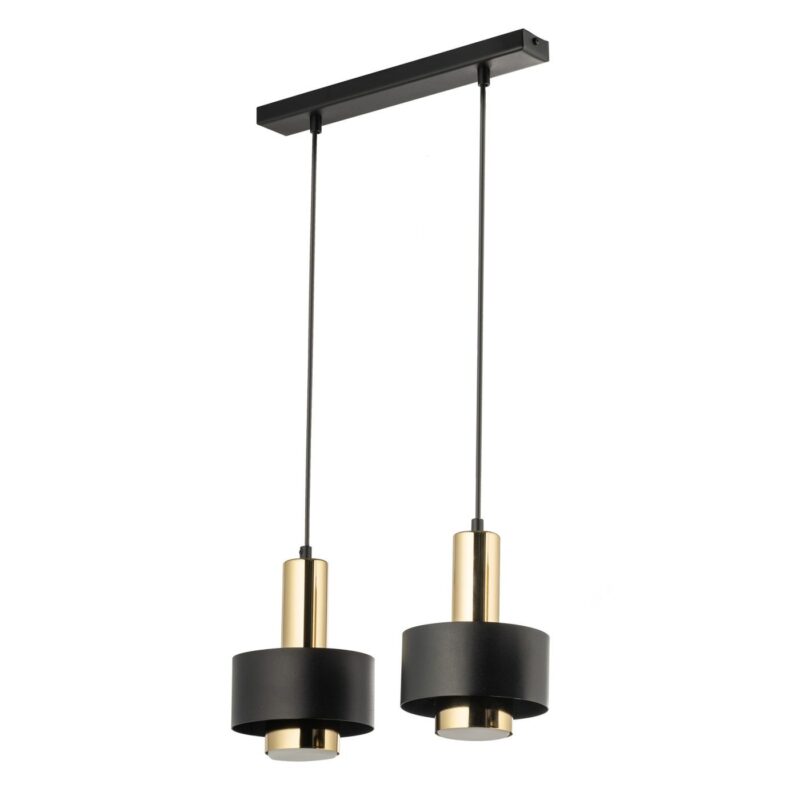 Lampa Wisząca Sigma Rif Lux Czarny/Złoty x2
