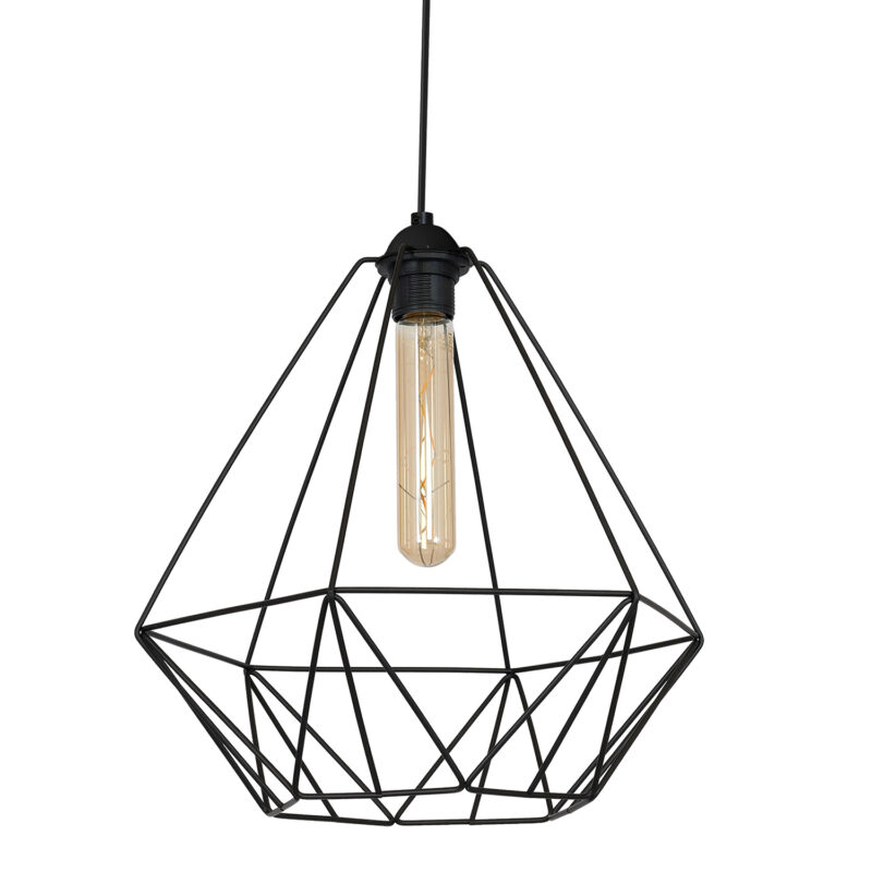 Żyrandol Luminex Spindel Basket Dia 350/h=360 Black x1 - obrazek 3
