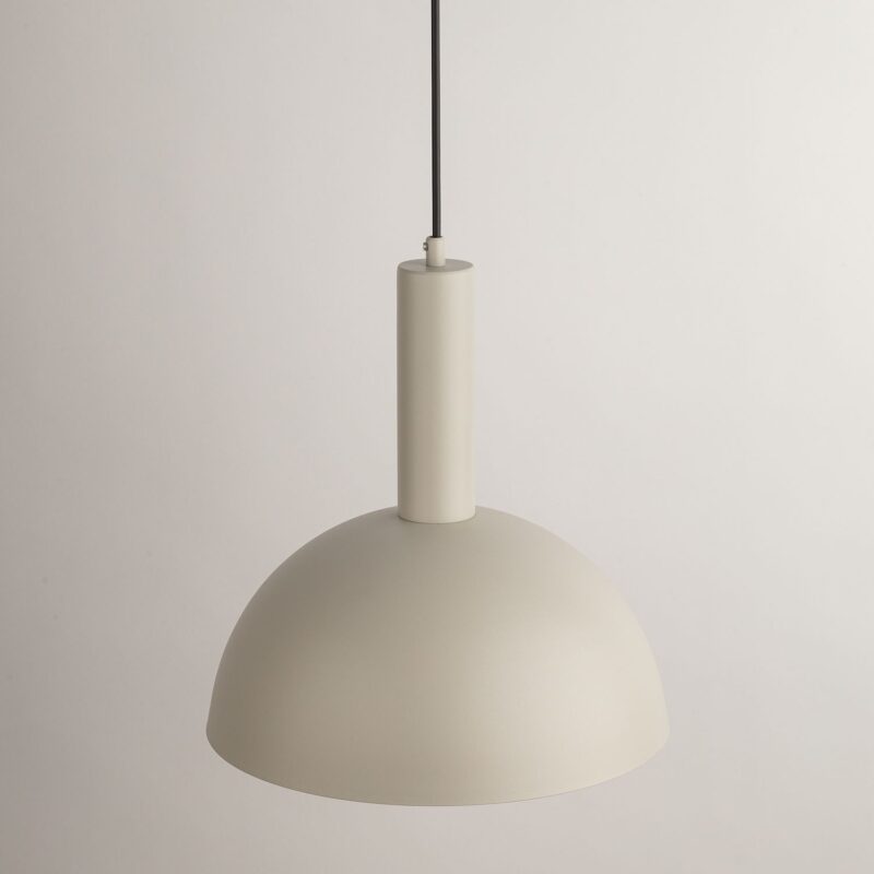 Lampa Wisząca Sigma Vitrum Kopuła M Szary Beż x1