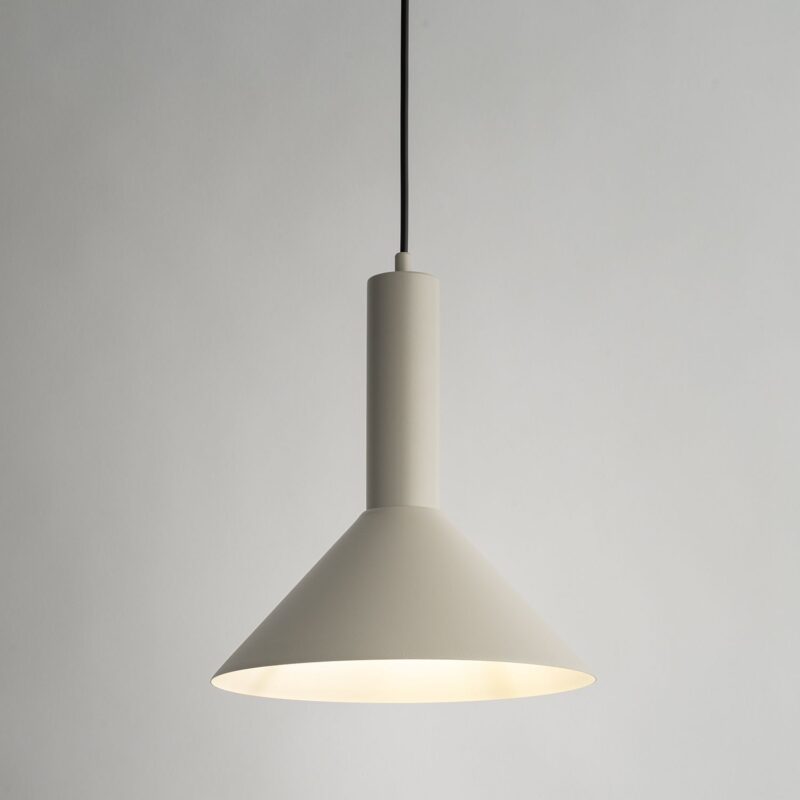 Lampa Wisząca Sigma Vitrum Stożek Szary Beż x1