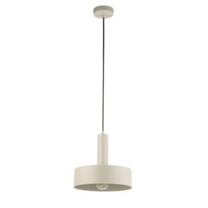 Lampa Wisząca Sigma Vitrum Koło Szary Beż x1