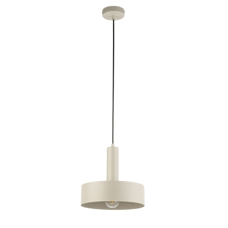 Lampa Wisząca Sigma Vitrum Koło Szary Beż x1