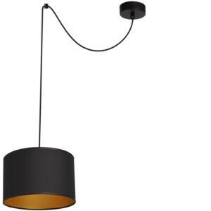 Żyrandol Luminex Spindel Shade Dia 250 Black/gold x1
