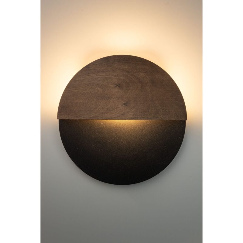 Kinkiet Sigma Luna M Czarny/Venge x1