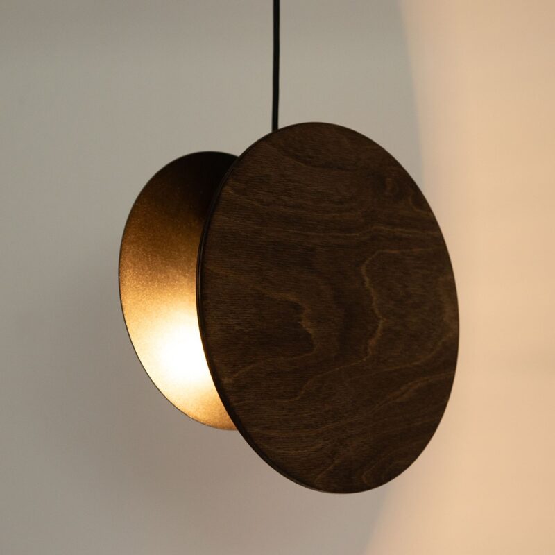 Lampa Wisząca Sigma Tola Czarny/Brąz x1