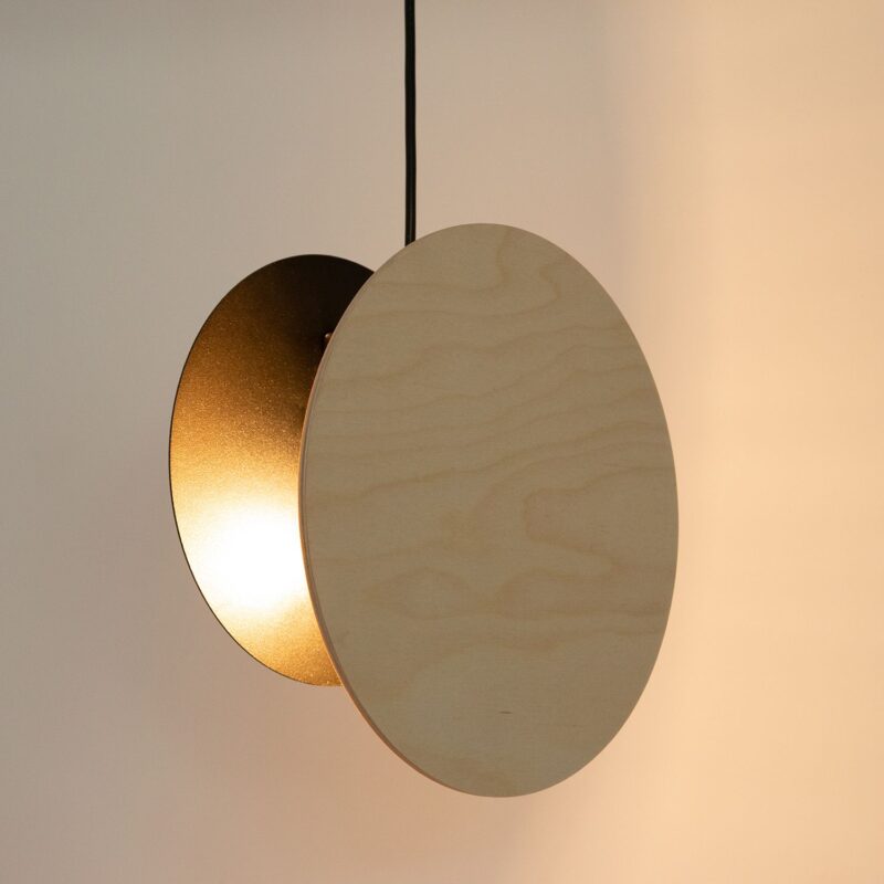Lampa Wisząca Sigma Tola Czarny/Brzoza x1