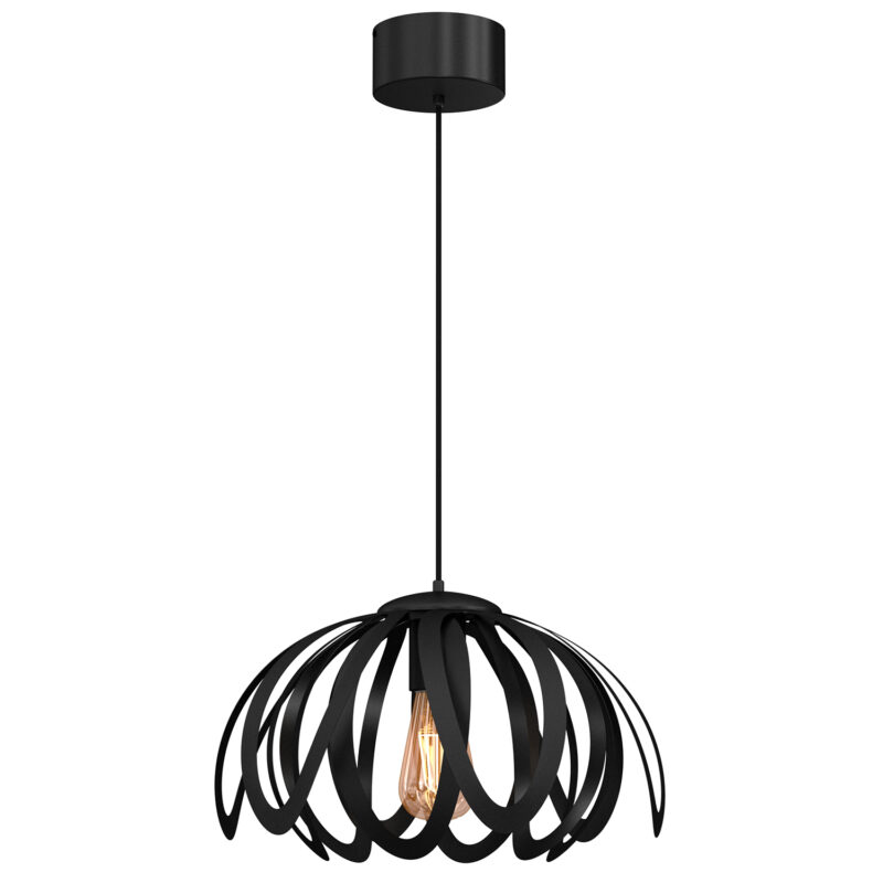 Żyrandol Luminex Orchid Bulb Black x1