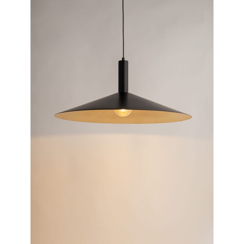 Lampa Wisząca Sigma Capri M Czarny/Złoty x1