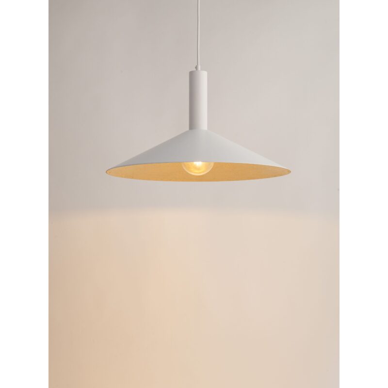 Lampa Wisząca Sigma Capri S Biały/Złoty x1