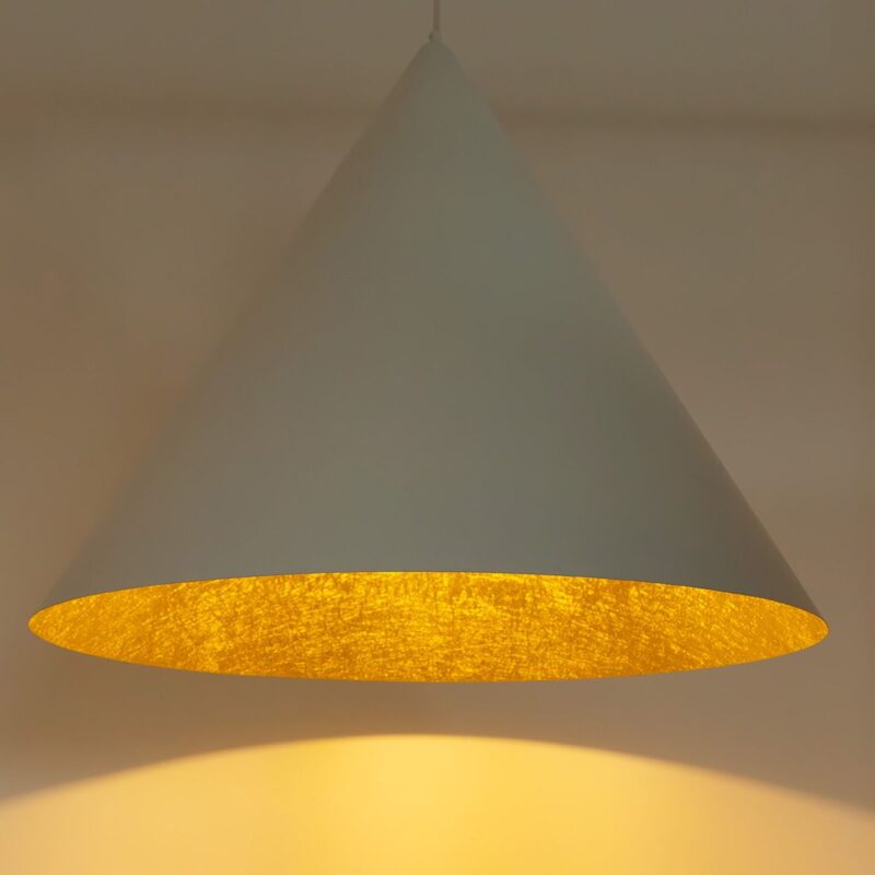 Lampa Wisząca Sigma Vesuvio Biały/Złoty L x3