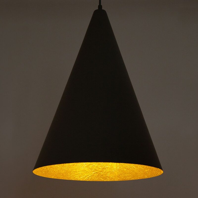 Lampa Wisząca Sigma Vesuvio Czarny/Złoty S x1