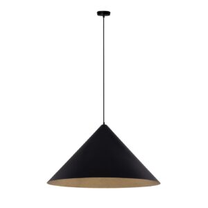 Lampa Wisząca Sigma Vesuvio Czarny/Złoty M x1