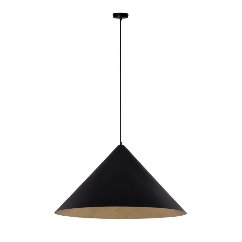 Lampa Wisząca Sigma Vesuvio Czarny/Złoty M x1