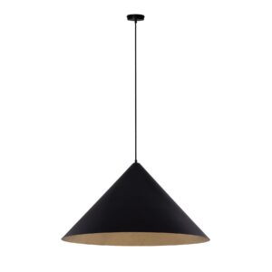Lampa Wisząca Sigma Vesuvio Czarny/Złoty M x3