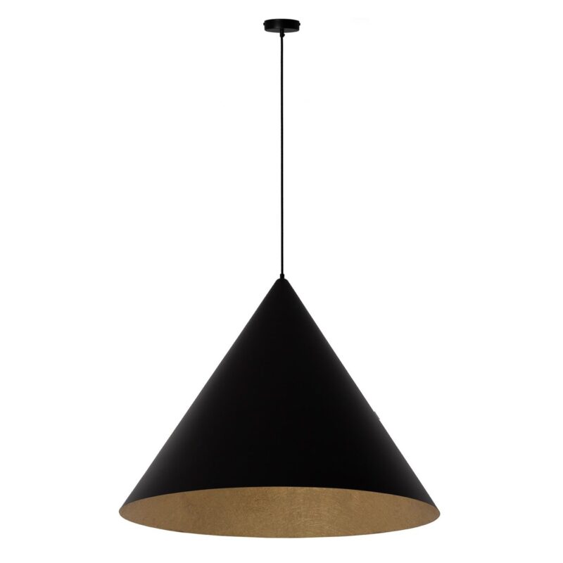 Lampa Wisząca Sigma Vesuvio Czarny/Złoty L x3