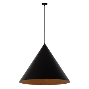 Lampa Wisząca Sigma Vesuvio Czarny/Miedziany L x1