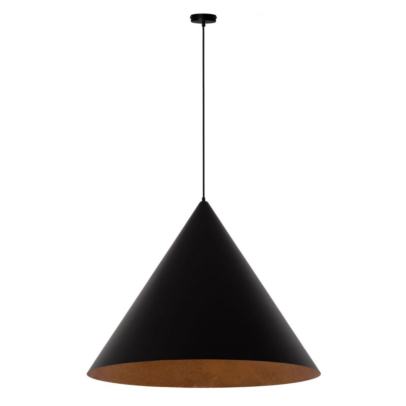 Lampa Wisząca Sigma Vesuvio Czarny/Miedziany L x3