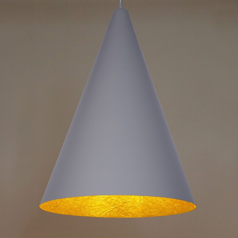 Lampa Wisząca Sigma Vesuvio Szary/Złoty S x1