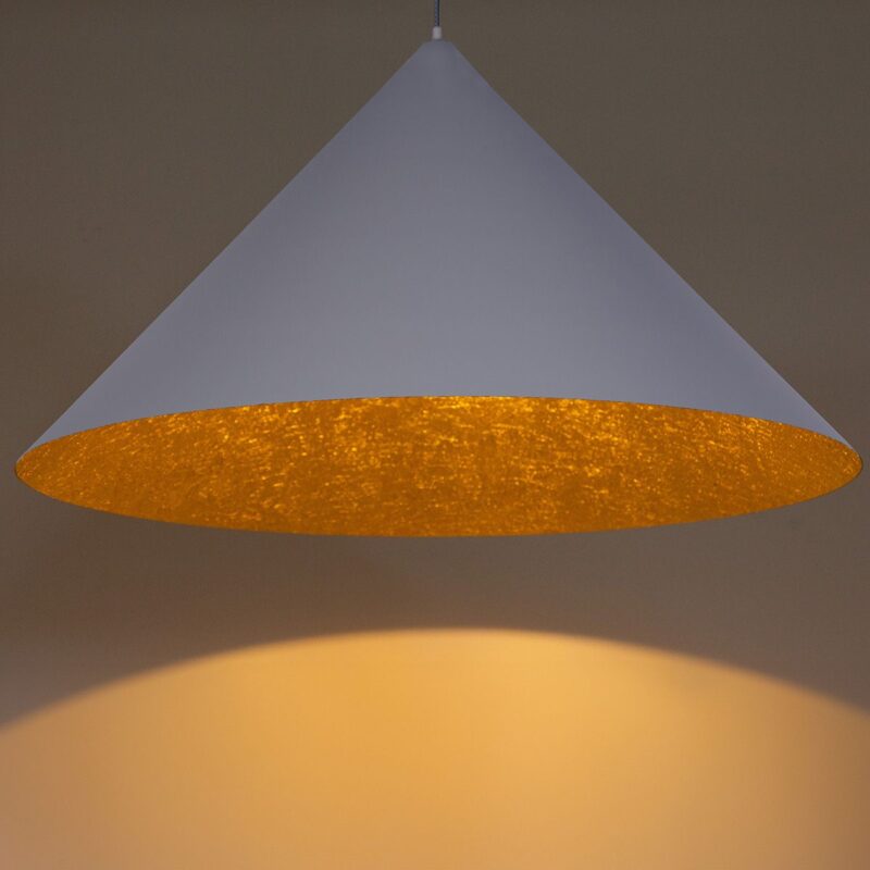 Lampa Wisząca Sigma Vesuvio Szary/Złoty M x3