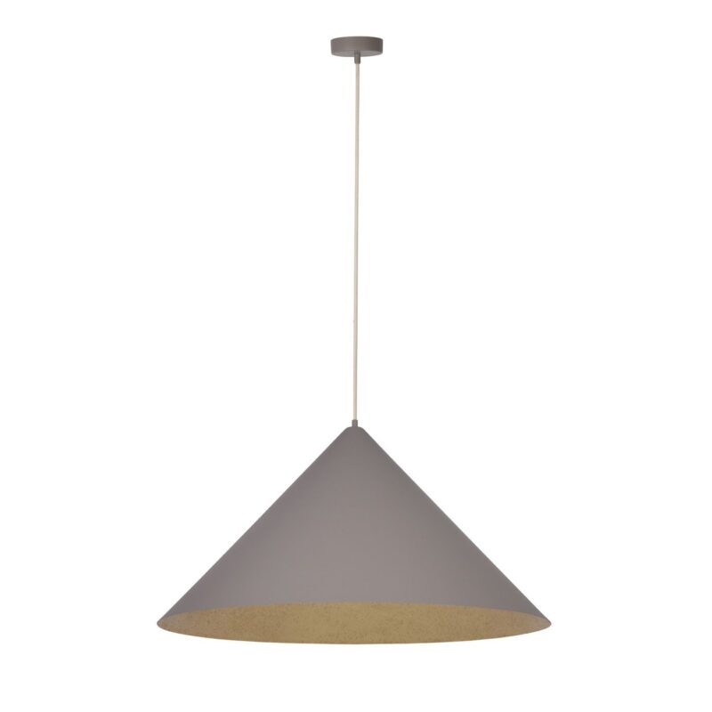 Lampa Wisząca Sigma Vesuvio Taupe/Złoty M x1