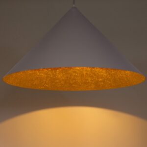 Lampa Wisząca Sigma Vesuvio Taupe/Złoty M x3