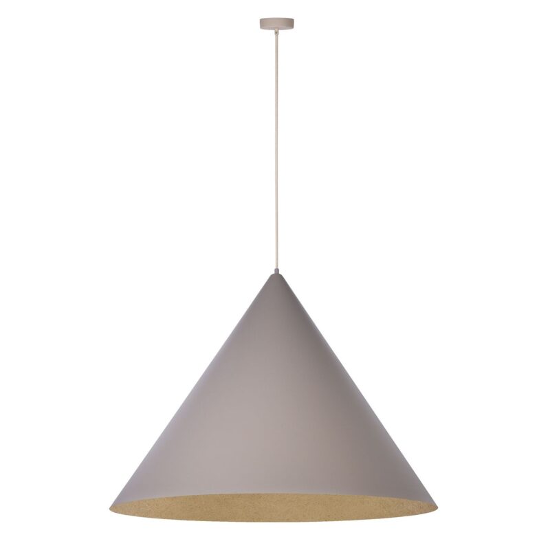 Lampa Wisząca Sigma Vesuvio Taupe/Złoty L x3