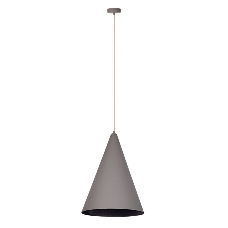 Lampa Wisząca Sigma Vesuvio Taupe/Czarny S x1