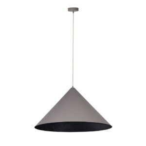 Lampa Wisząca Sigma Vesuvio Taupe/Czarny M x1