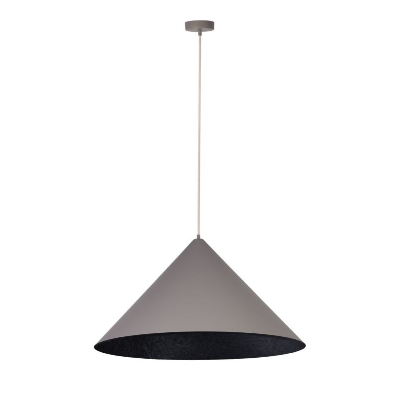 Lampa Wisząca Sigma Vesuvio Taupe/Czarny M x3