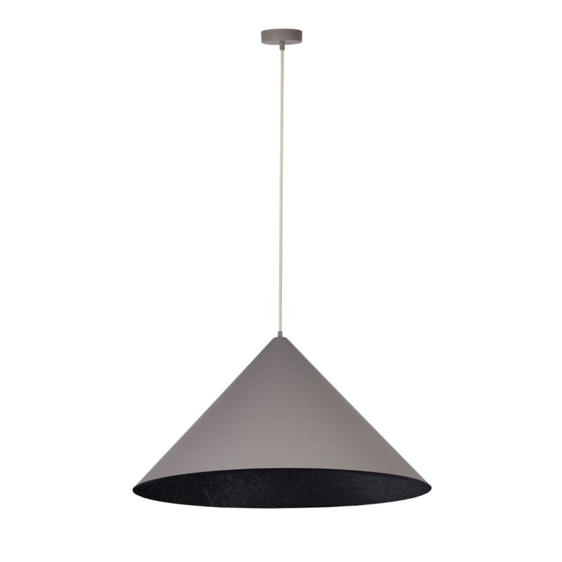 Lampa Wisząca Sigma Vesuvio Taupe/Czarny L x1