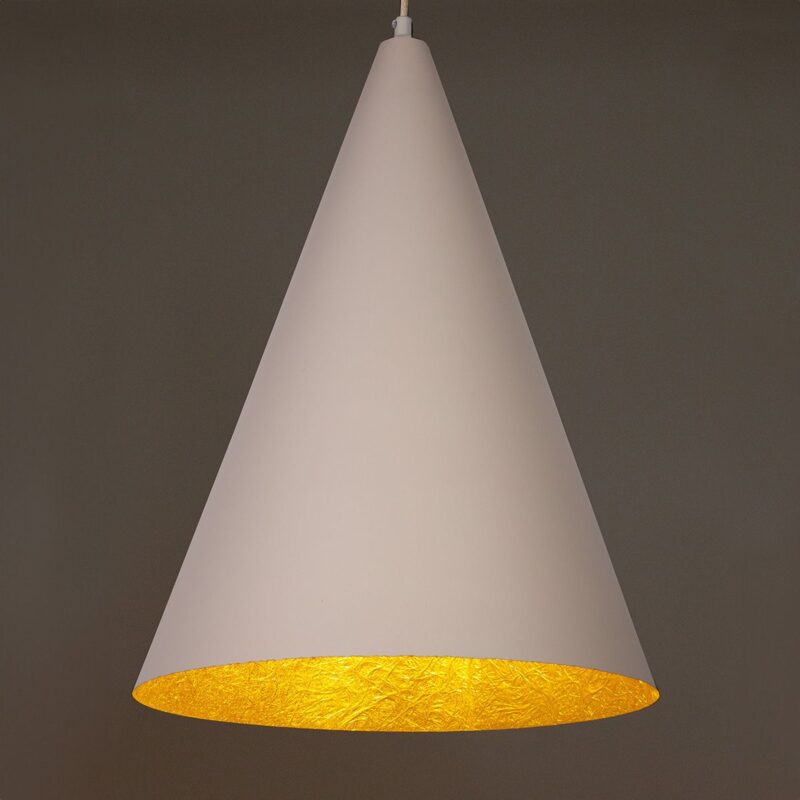 Lampa Wisząca Sigma Vesuvio Beżowy/Złoty S x1
