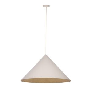 Lampa Wisząca Sigma Vesuvio Beżowy/Złoty M x1