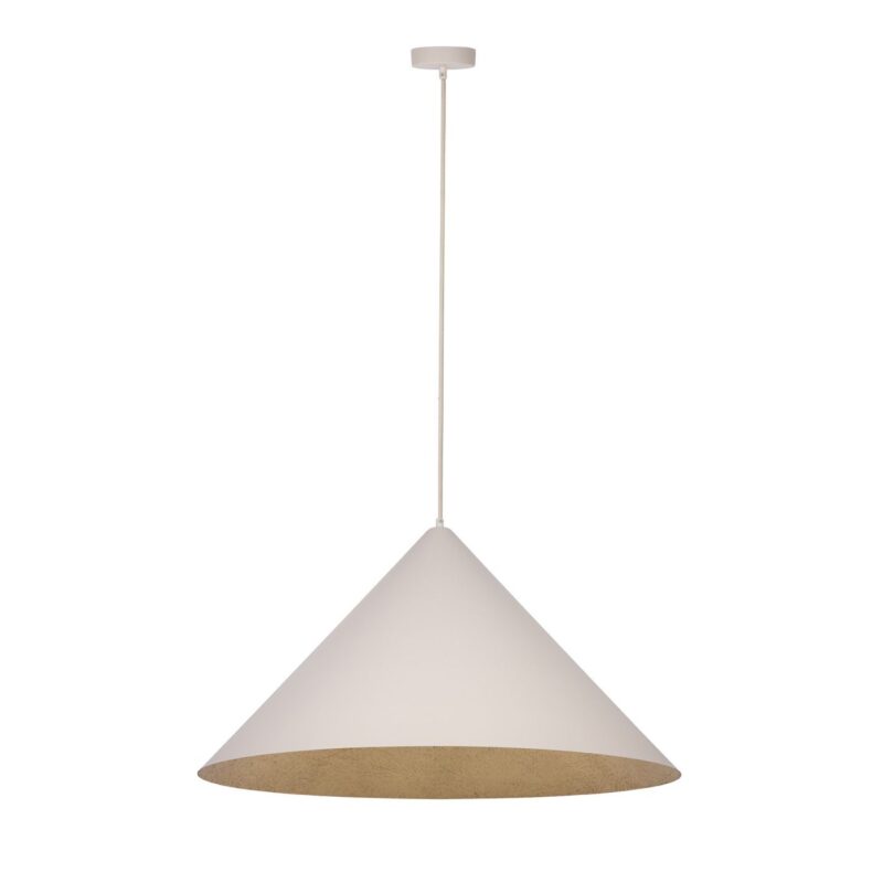 Lampa Wisząca Sigma Vesuvio Beżowy/Złoty M x1