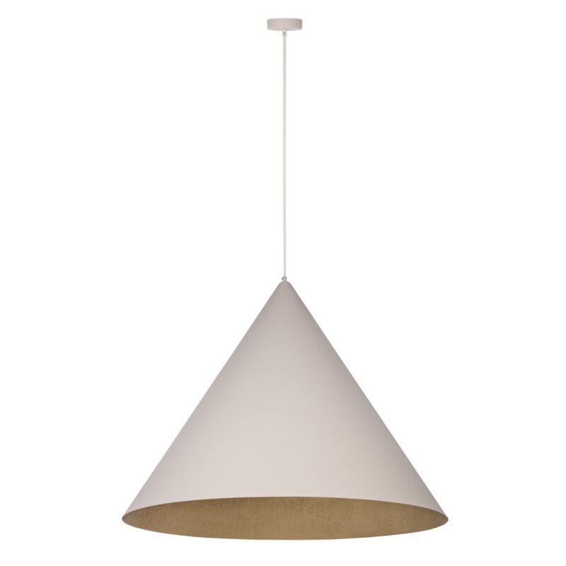 Lampa Wisząca Sigma Vesuvio Beżowy/Złoty L x1