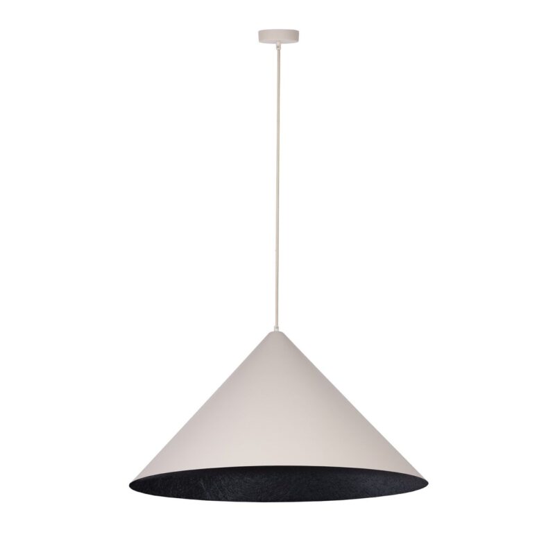 Lampa Wisząca Sigma Vesuvio Beżowy/Czarny M x1