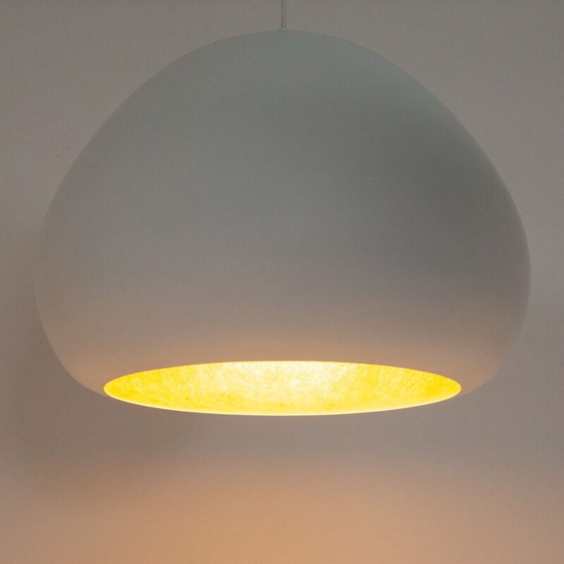 Lampa Wisząca Sigma Lava Biały/Złoty x1