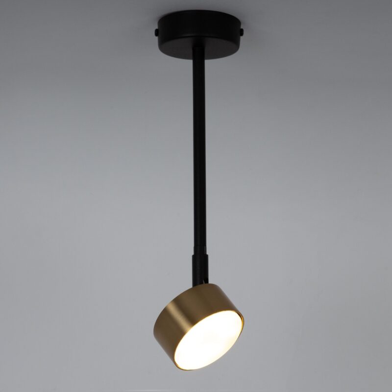 Plafon Sigma Nemo L Czarny/Złoty Szczotkowany x1