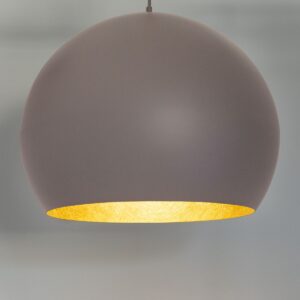 Lampa Wisząca Sigma Margo Taupe/Złoty x1