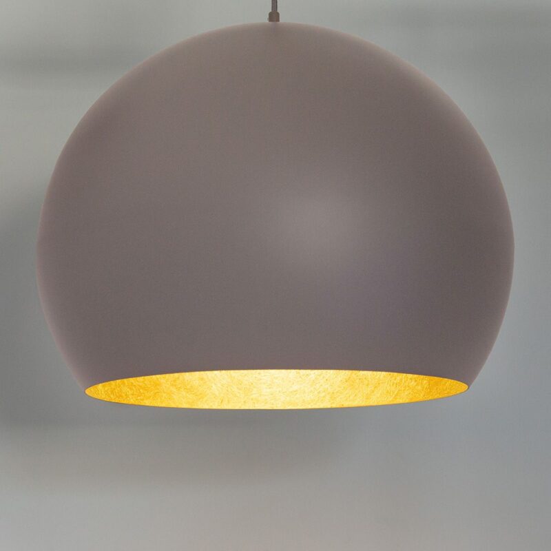 Lampa Wisząca Sigma Margo Taupe/Złoty x1