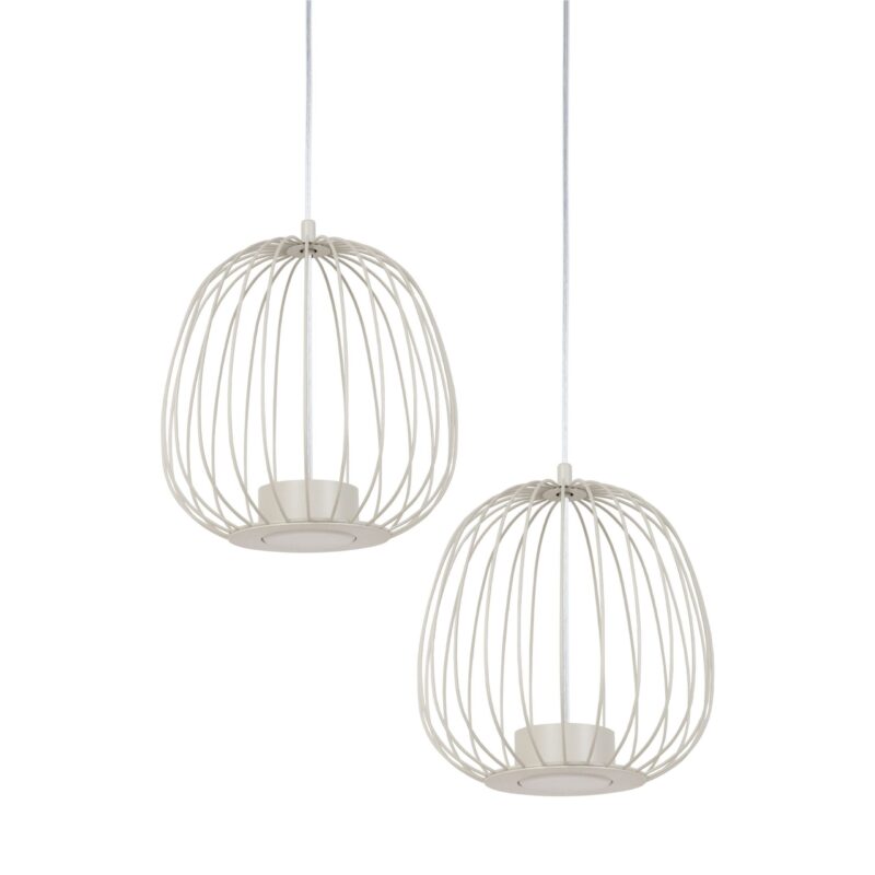 Lampa Wisząca Sigma Bell Plus Szary Beż x2