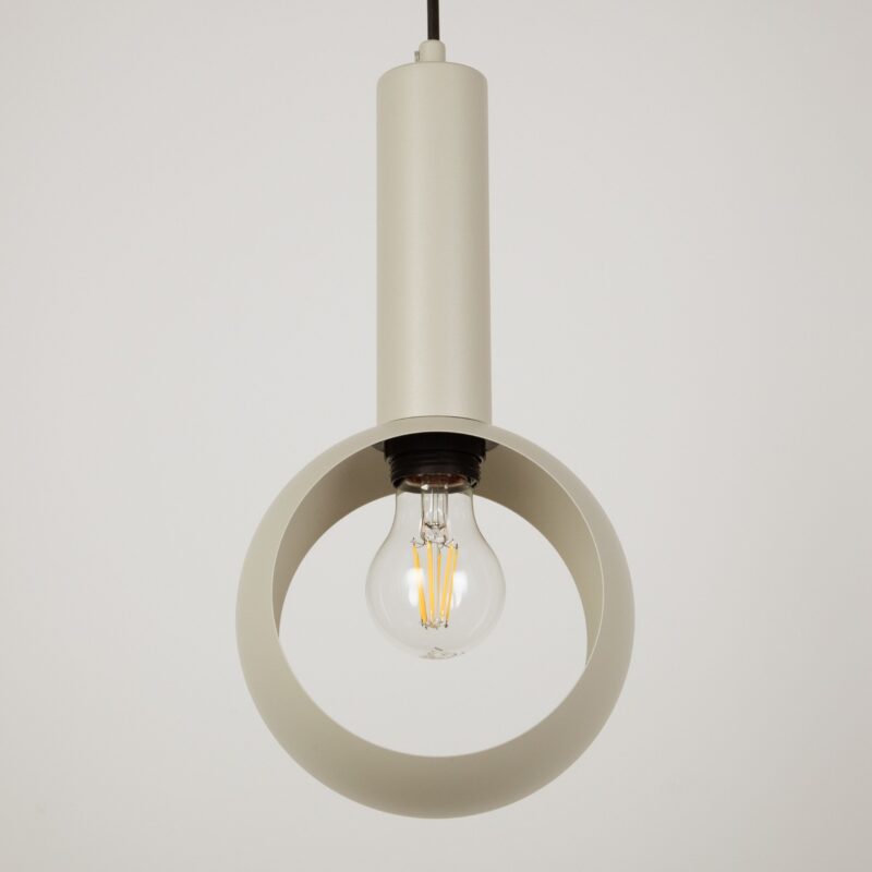 Lampa Wisząca Sigma Vitrum Oczko Szary Beż x1