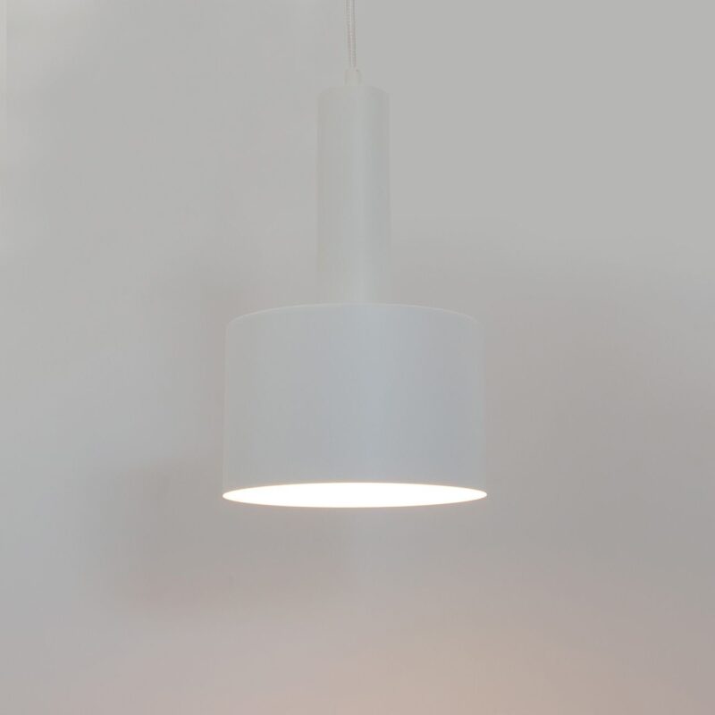 Lampa Wisząca Sigma Vitrum Walec Biały x1