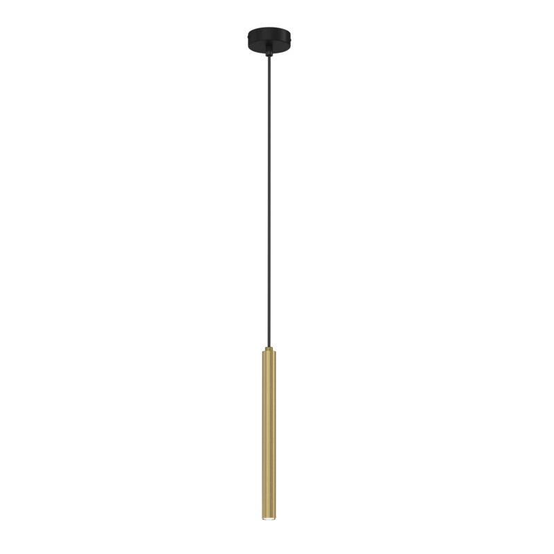 Żyrandol Luminex Tube Dia 25 Mm, H 300 Mm Yoru Black/brass x1