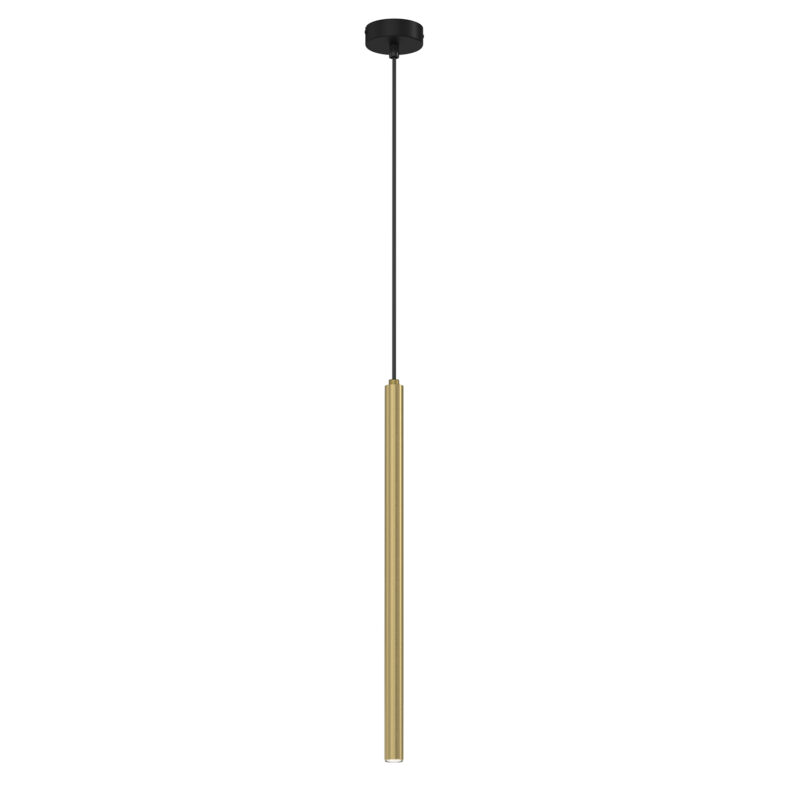 Żyrandol Luminex Tube Dia 25 Mm, H 500 Mm Yoru Black/brass x1